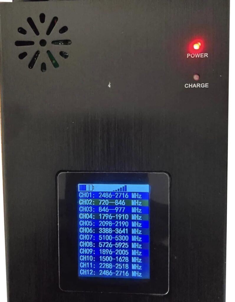 Elektroniczny zagłuszacz sygnałów bezprzewodowych