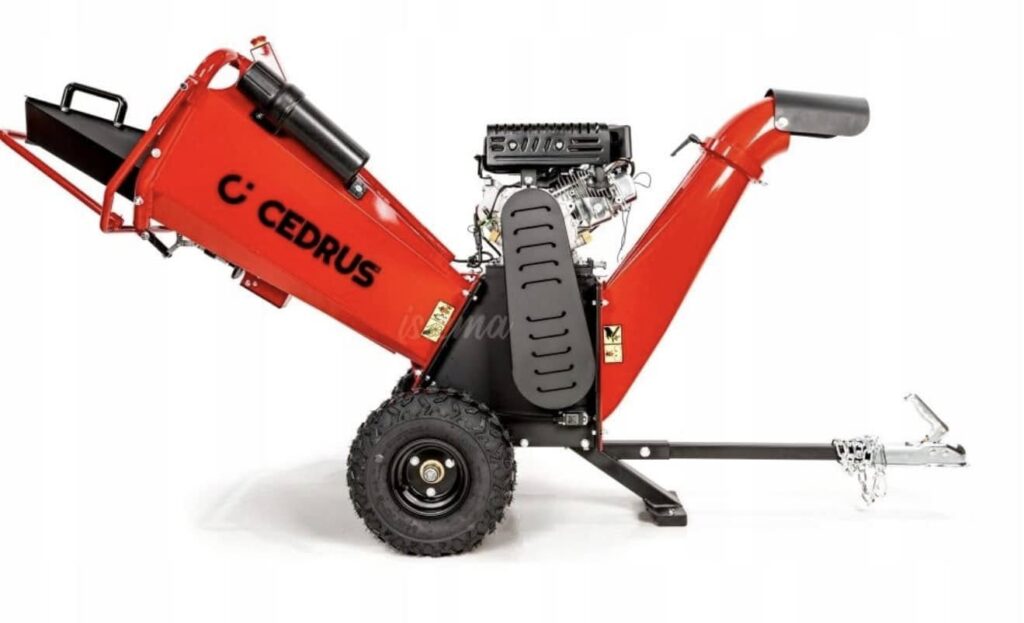 Rozdrabniacz spalinowy – widok z lewej strony