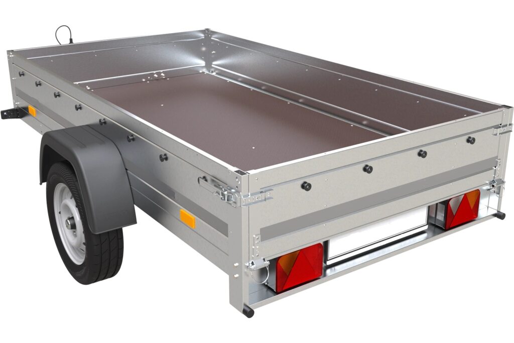 przyczepa lekka widok z tyłu